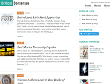 Tablet Screenshot of criticalconsensus.com